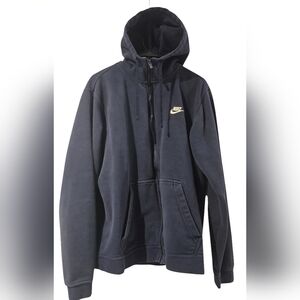 Nike Navy Blue Hoodie Size Large